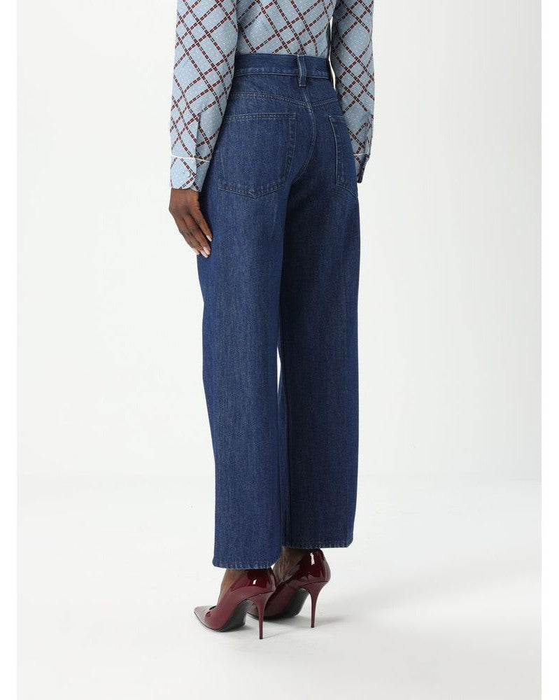 Gucci Blue Cotton Denim Jeans Glam Steals