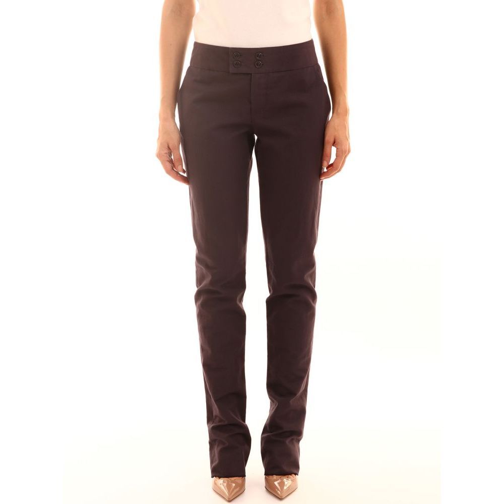 Chloé Multicolor Cotton Casual Pant