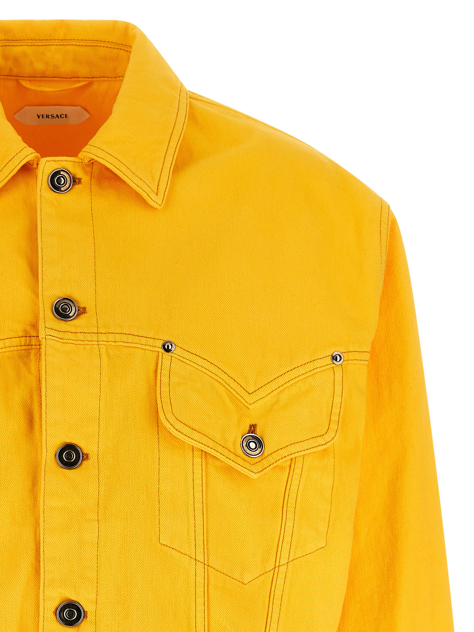 Versace Over Denim Bluson Jackets
