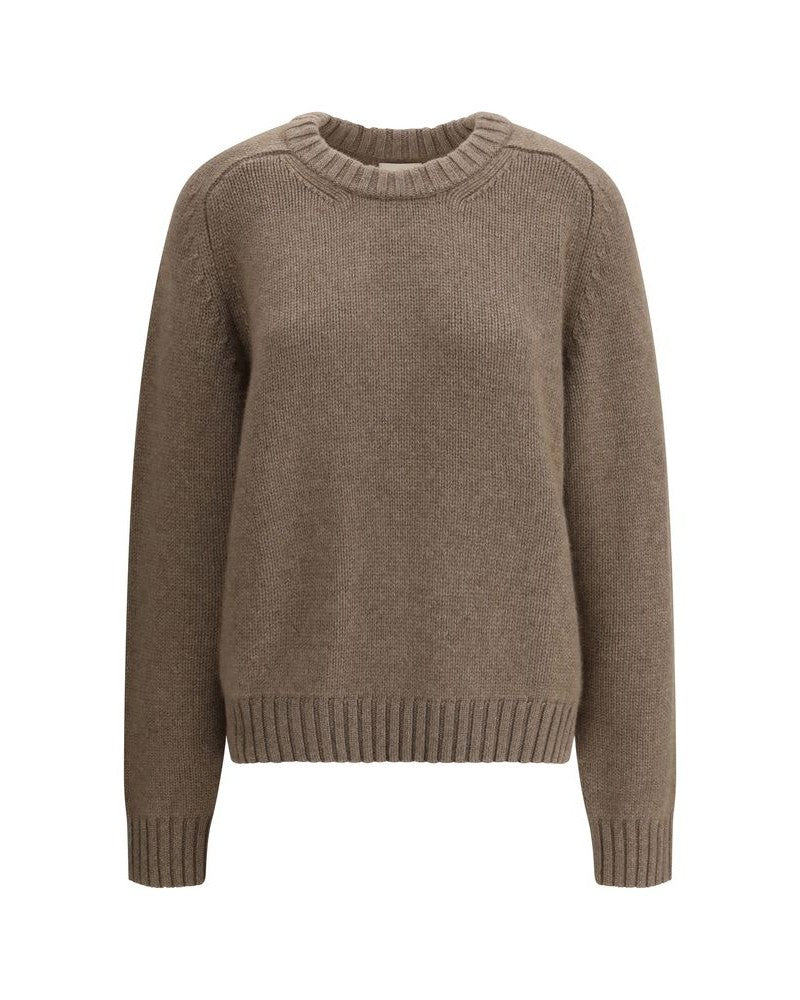 Khaite Brown Cashmere Sweater Glam Steals