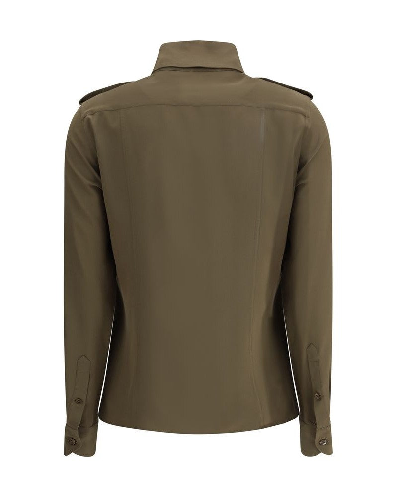 Tom Ford Silk Bicolor Dress Shirt Glam Steals