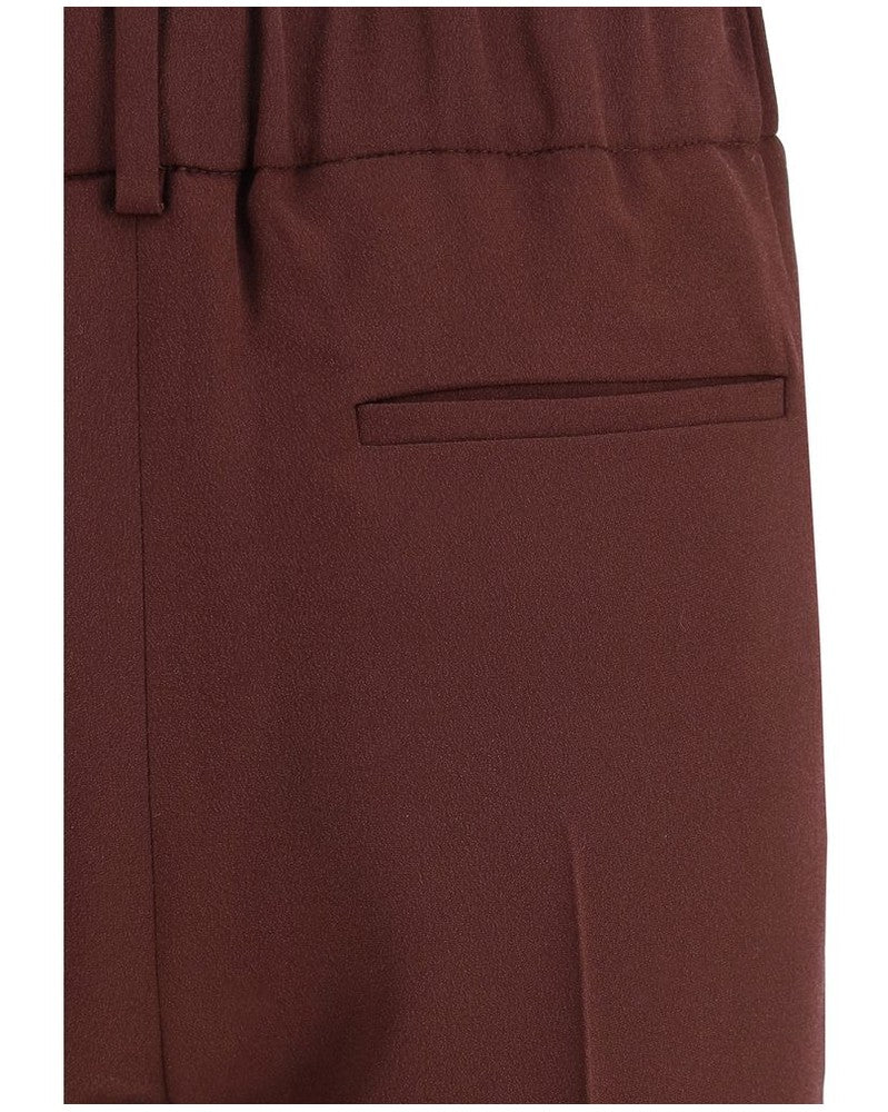 Brunello Cucinelli Bordeaux Acetate Casual Pant Glam Steals