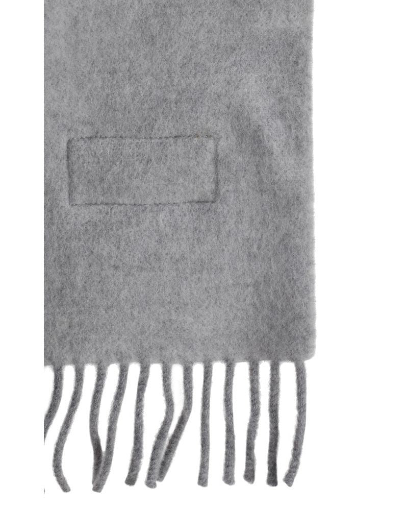 Brunello Cucinelli Gray Wool Scarf Glam Steals