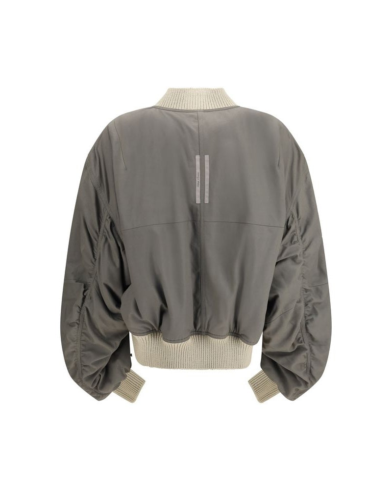 Beige Leather Jacket 