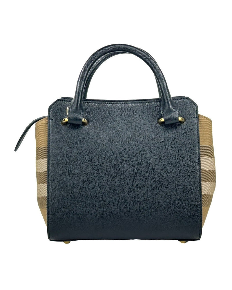 Burberry Mini Banwell Leather Tote Bag Purse 