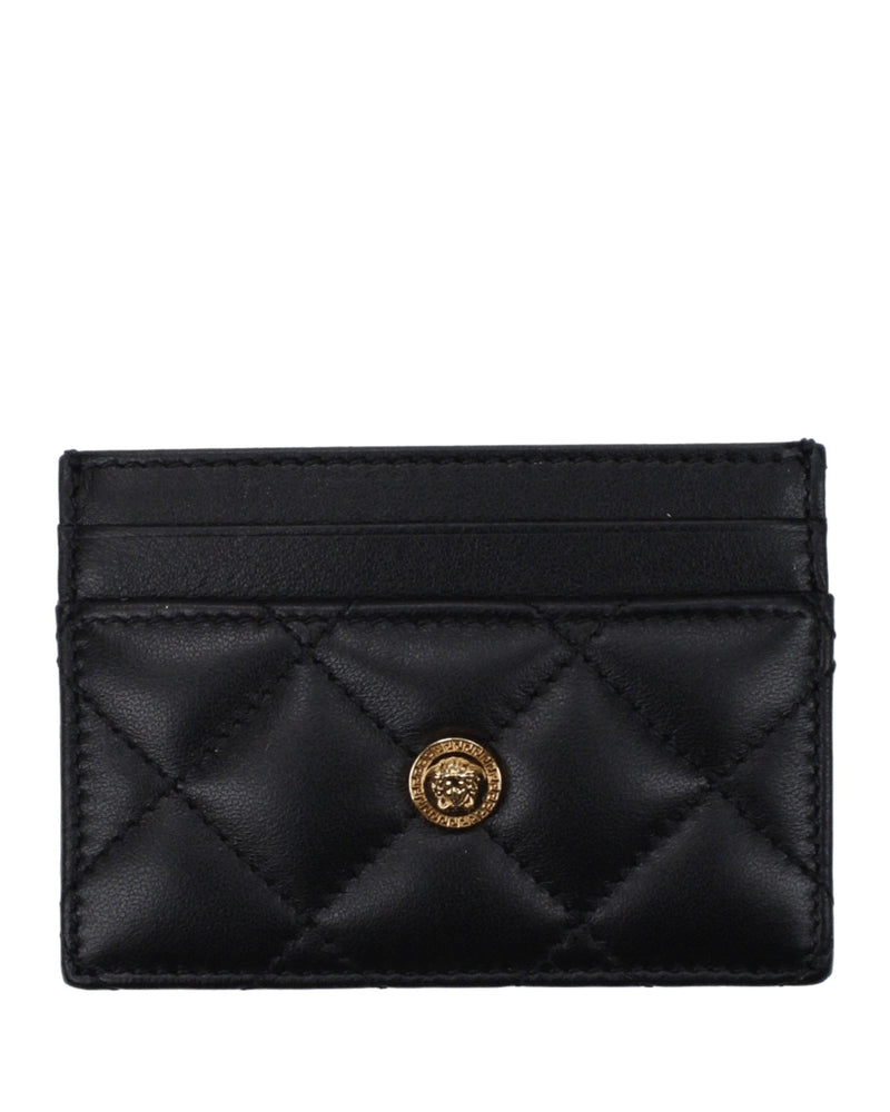 Black Leather Cardholder 
