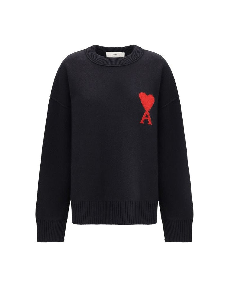Black Fleece Wool Sweatshirt 
