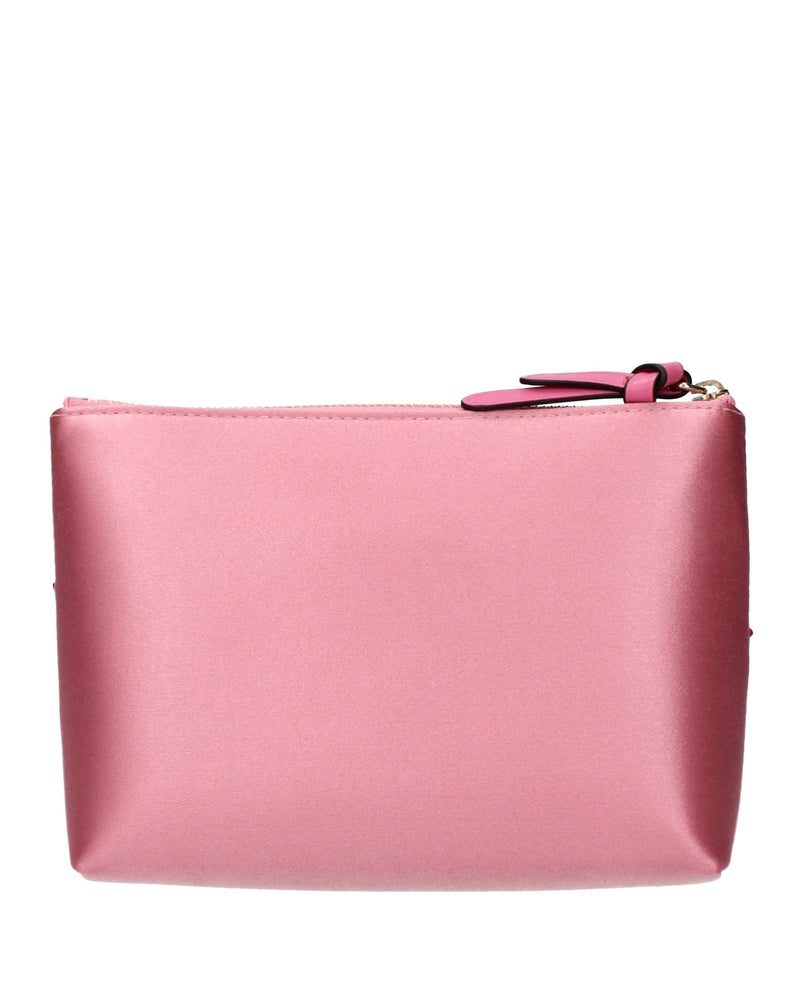 Jimmy Choo Pink Satin Clutch Bag 