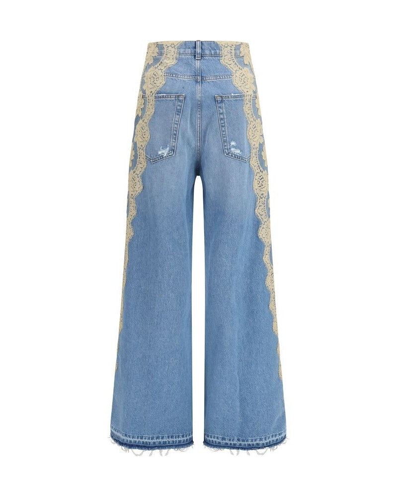 Blue Cotton Jeans Denim 