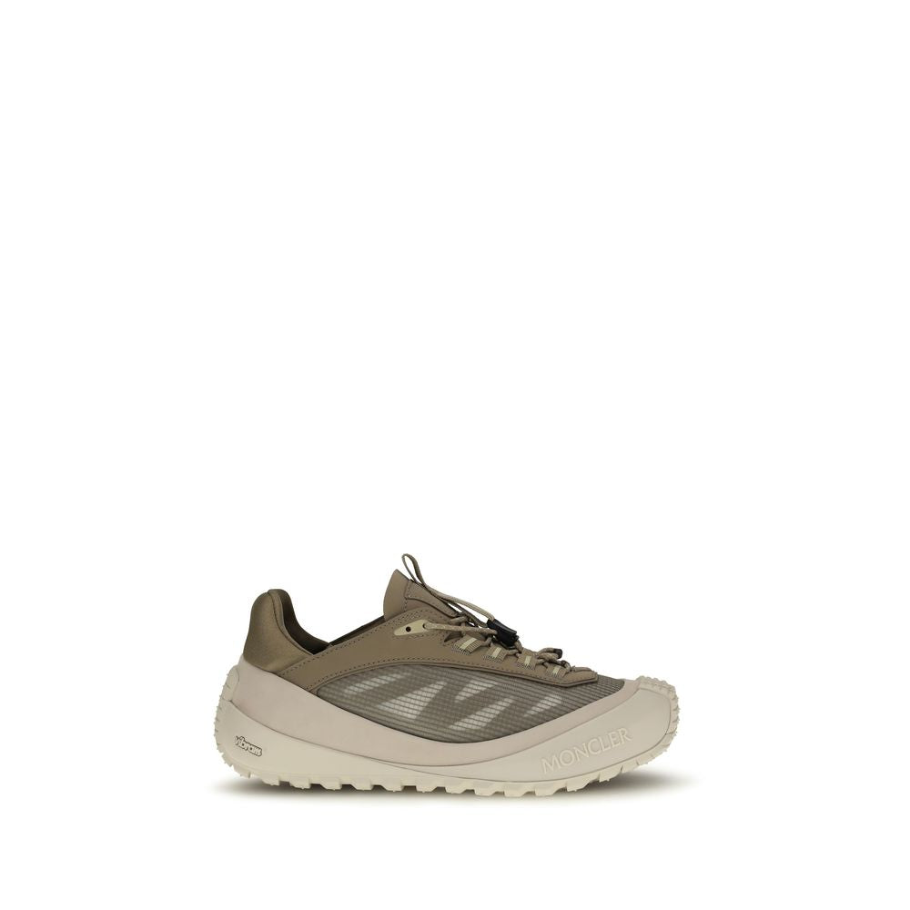 Moncler Gray Polyester Athletic Sneakers Glam Steals