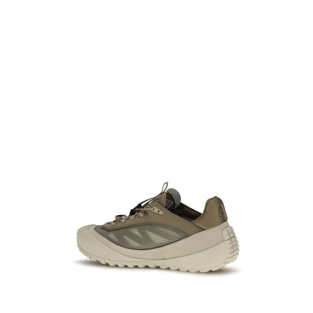 Moncler Gray Polyester Athletic Sneakers Glam Steals
