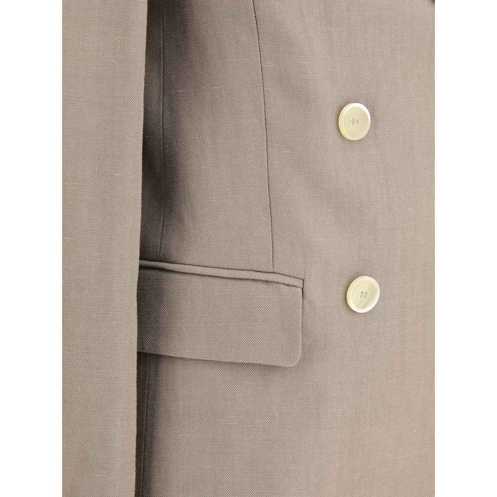 Beige Viscose Blazer 