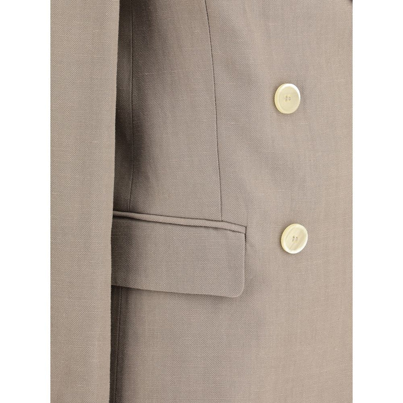 Beige Viscose Blazer 