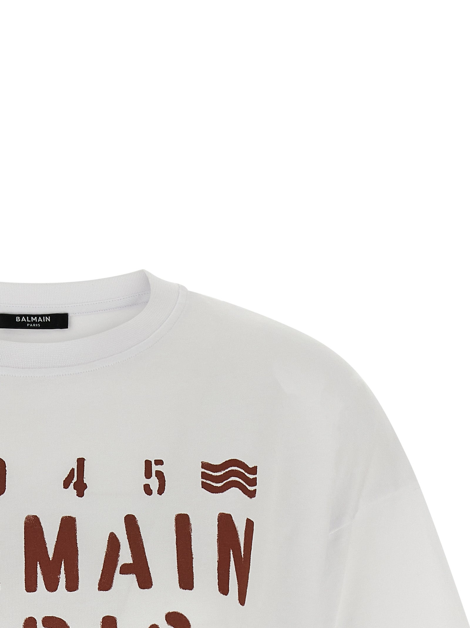 Balmain White T-Shirt 