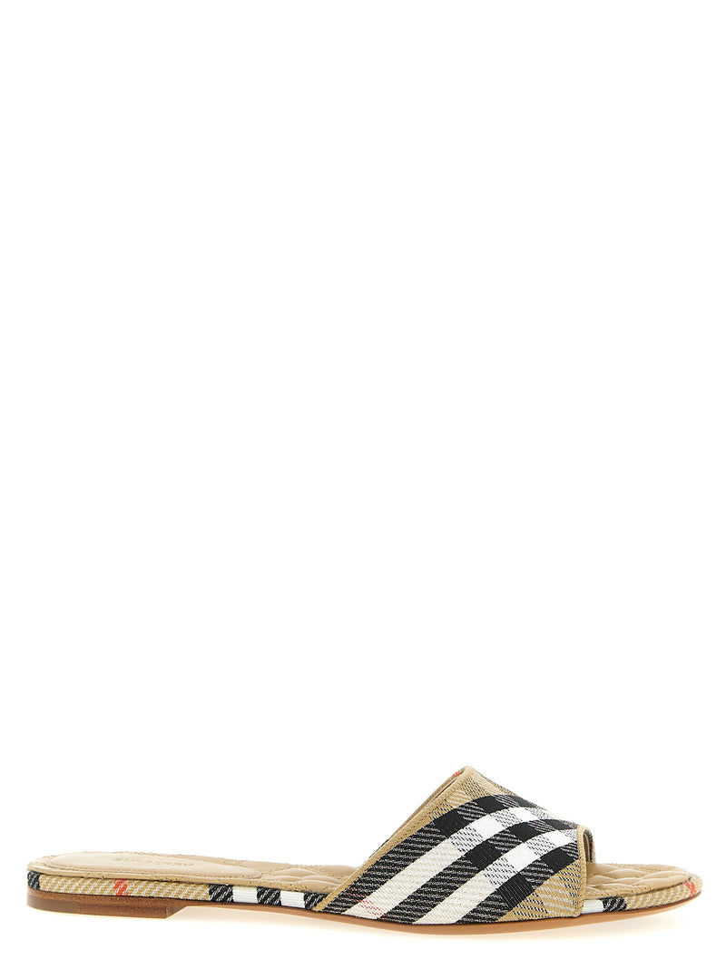 Burberry Beige Slides