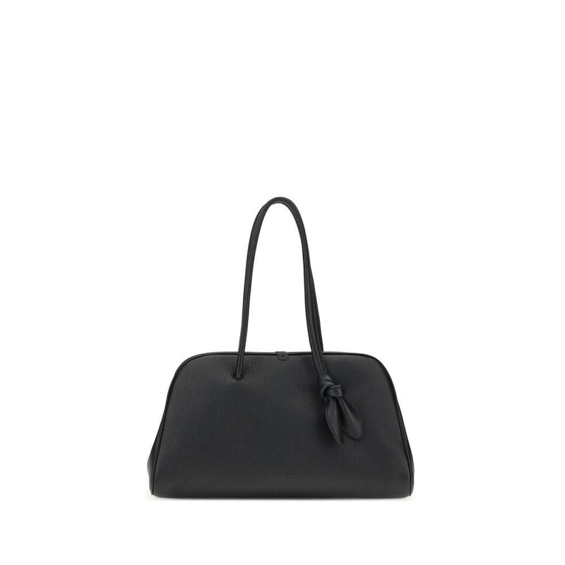 Jacquemus Black Calf Leather Bos Taurus Handbag 
