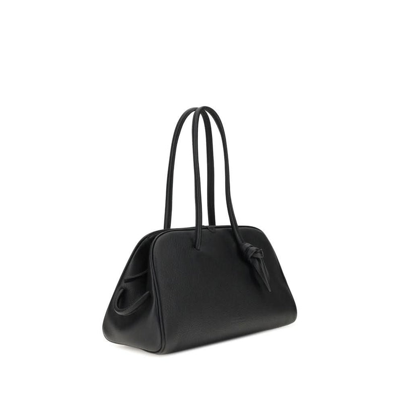 Jacquemus Black Calf Leather Bos Taurus Handbag 