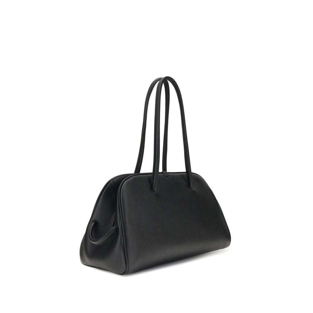 Jacquemus Black Calf Leather Bos Taurus Handbag 