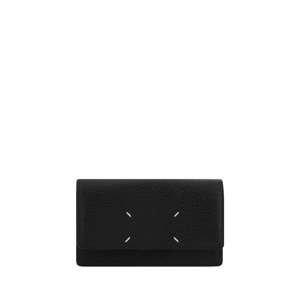 Maison Margiela Black Calf Leather Bos Taurus Wallet 
