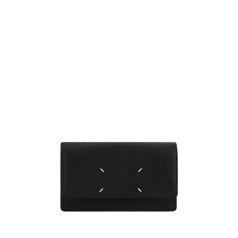 Maison Margiela Black Calf Leather Bos Taurus Wallet 