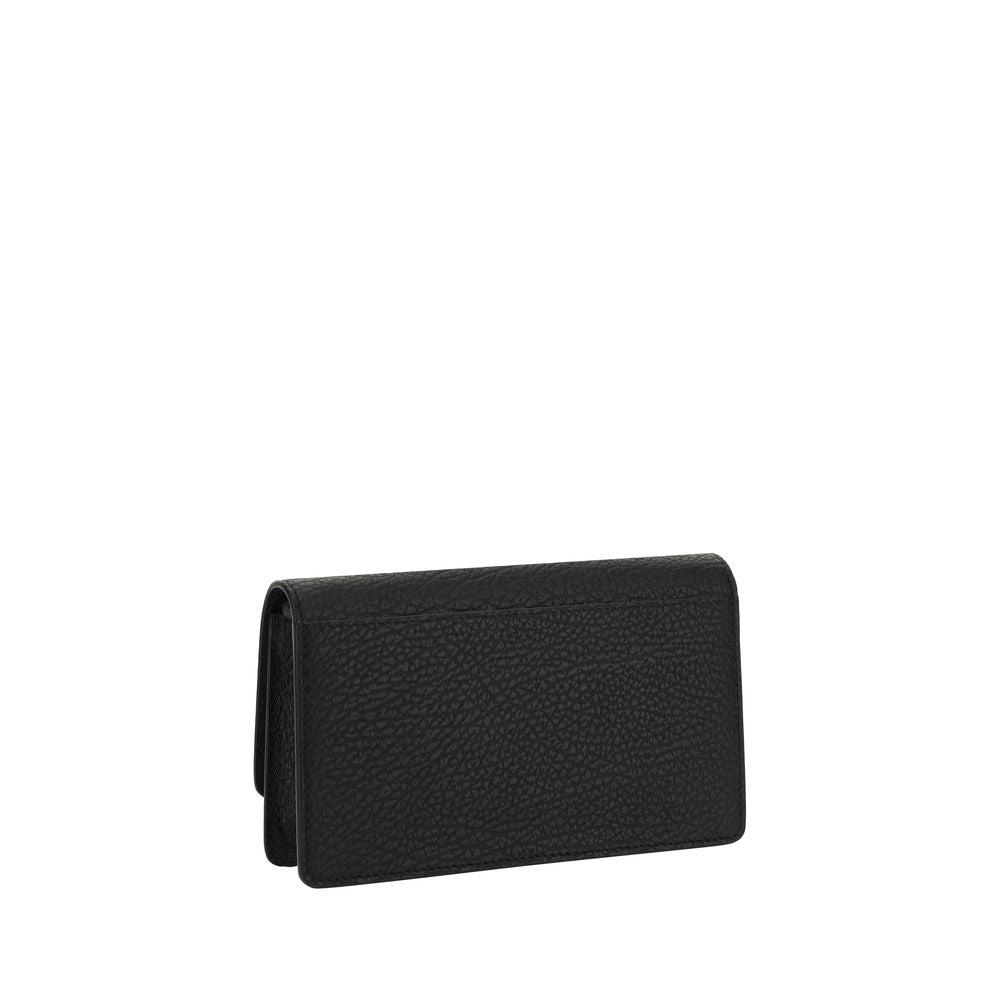 Maison Margiela Black Calf Leather Bos Taurus Wallet 
