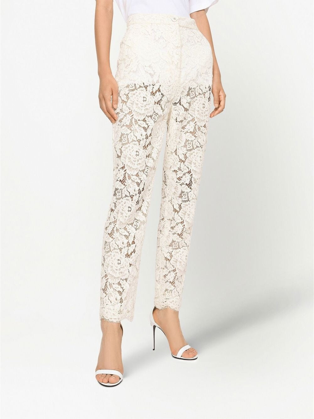 Dolce & Gabbana White Trousers