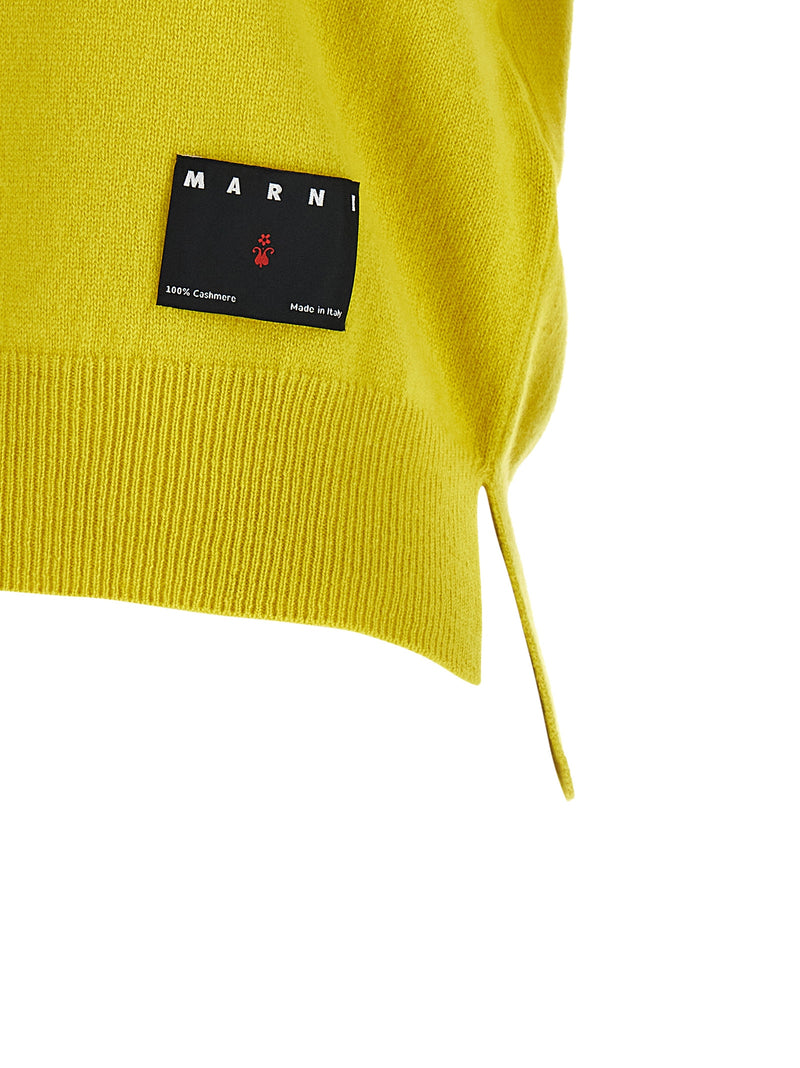 Marni Yellow Cashmere Polo