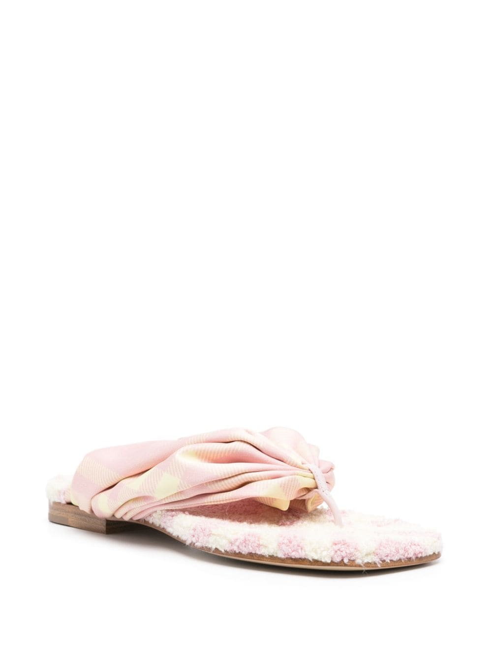 Burberry White Sandals - Slides - For Women - GlamSteals