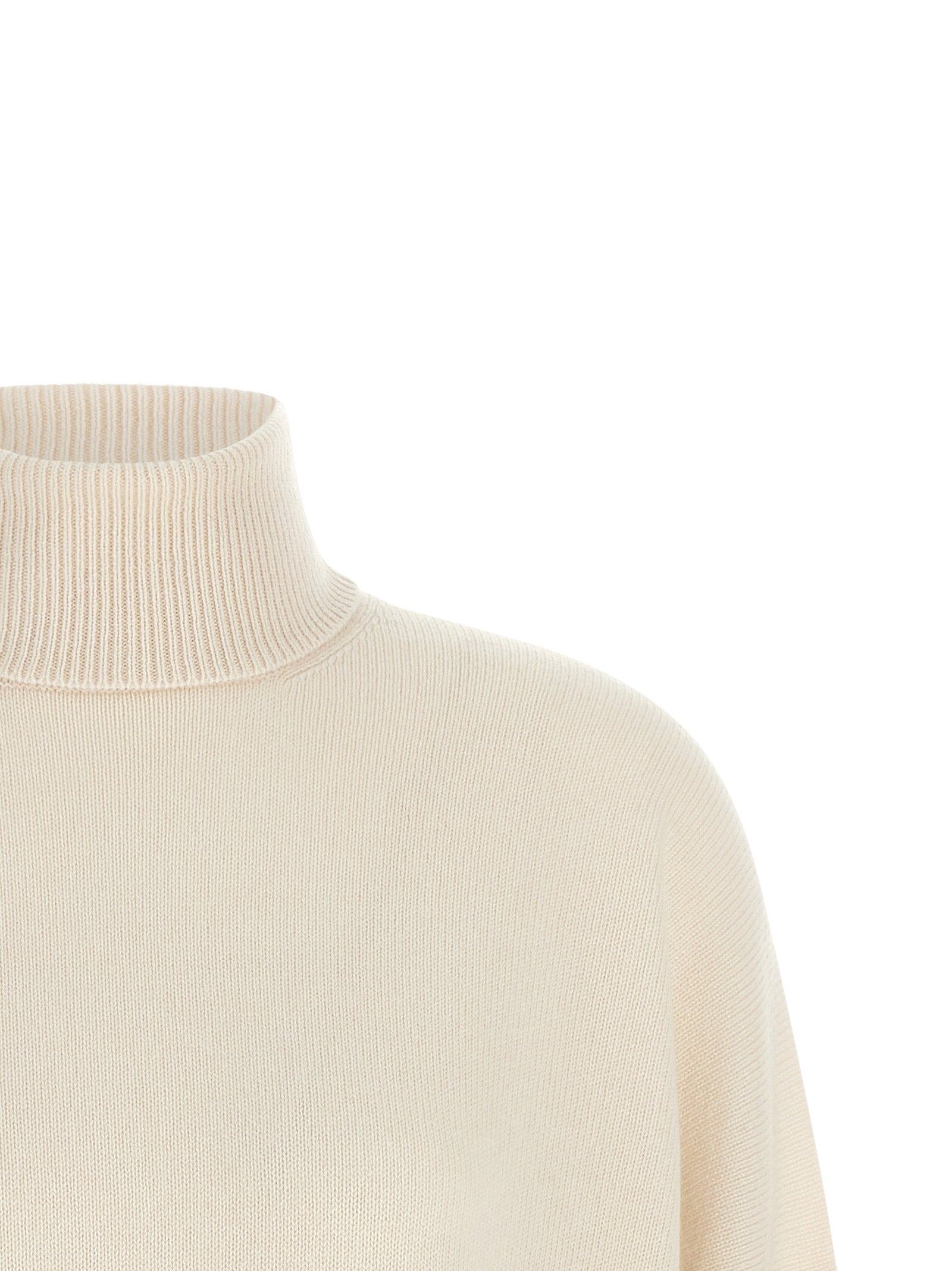 Brunello Cucinelli White Cashmere Sweater