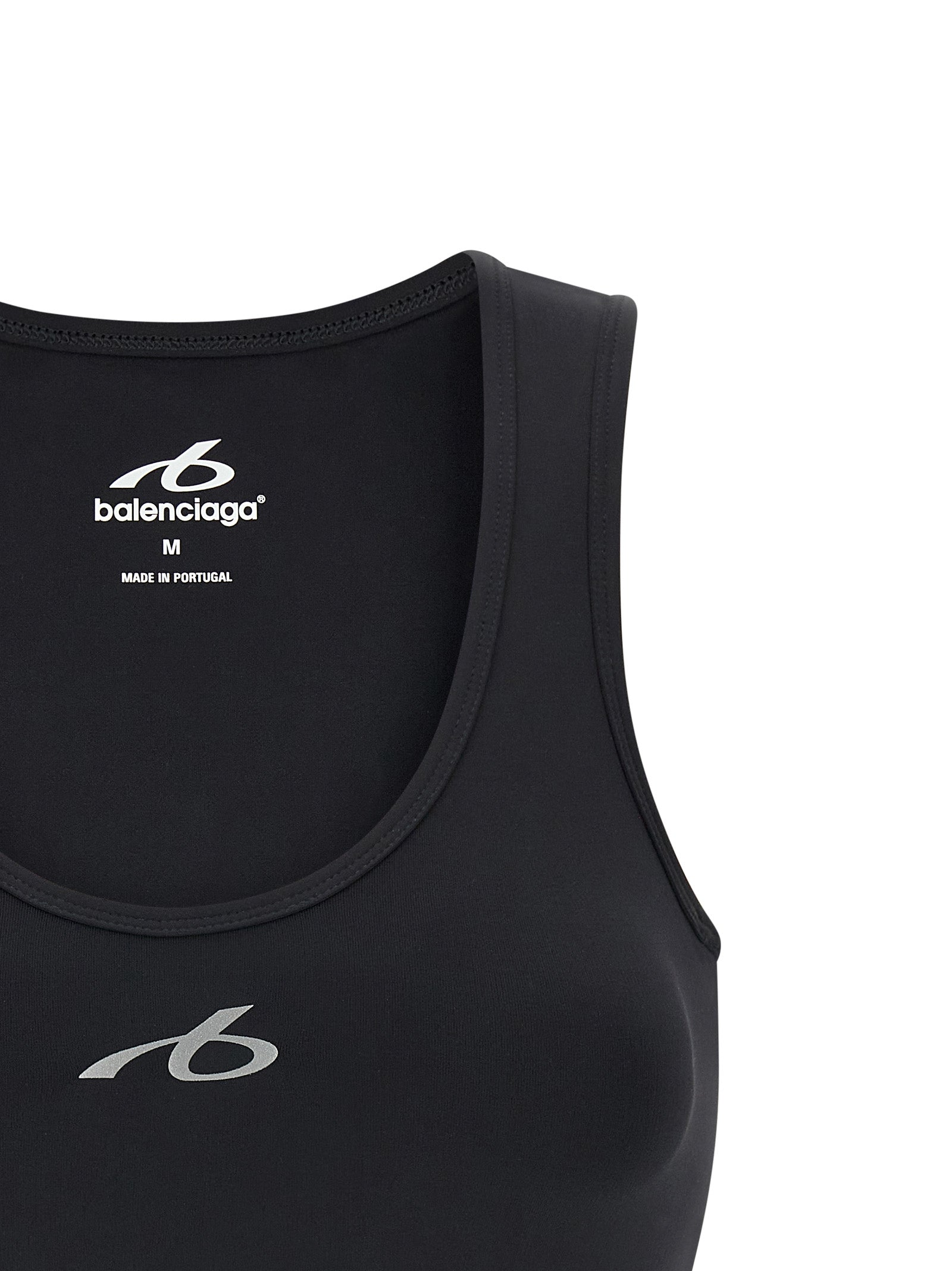 Balenciaga Black Sports Bra