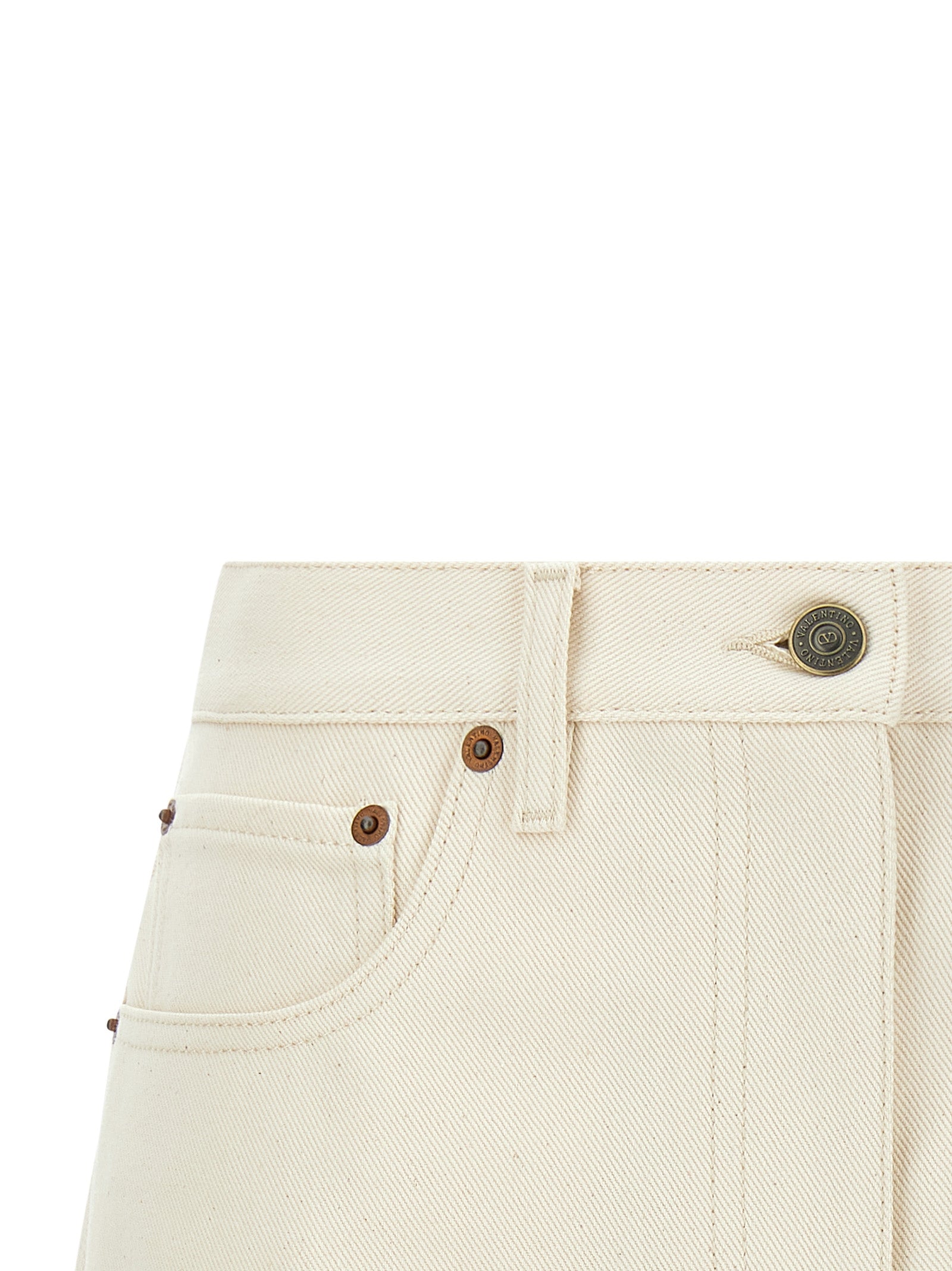 Valentino Garavani Bermuda Beige Chino Shorts