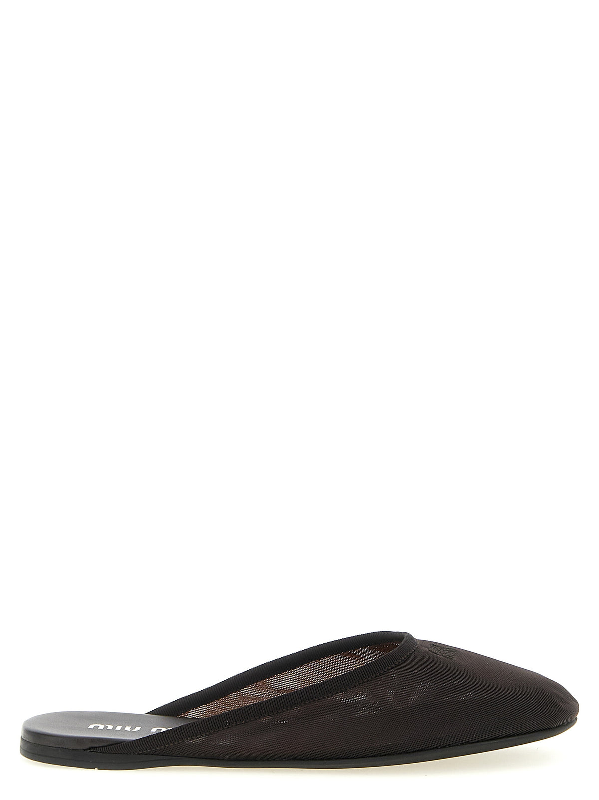 Miu Miu Black Slippers