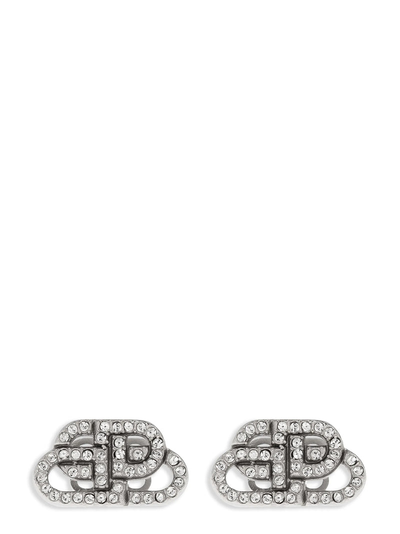 Balenciaga Silver Earrings