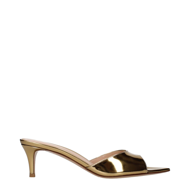 Gianvito Rossi Gold Platform Sandals