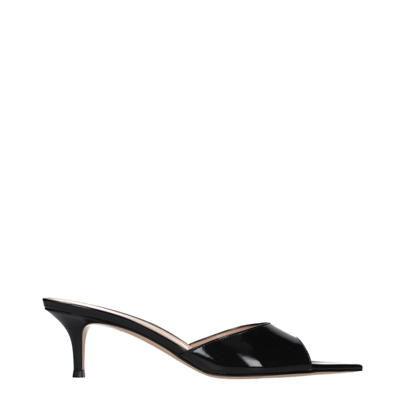 Gianvito Rossi Black Platform Sandals