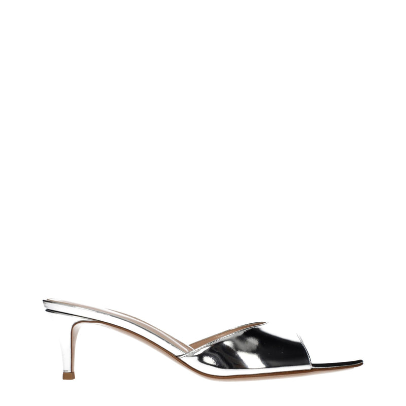 Gianvito Rossi Gray Platform Sandals