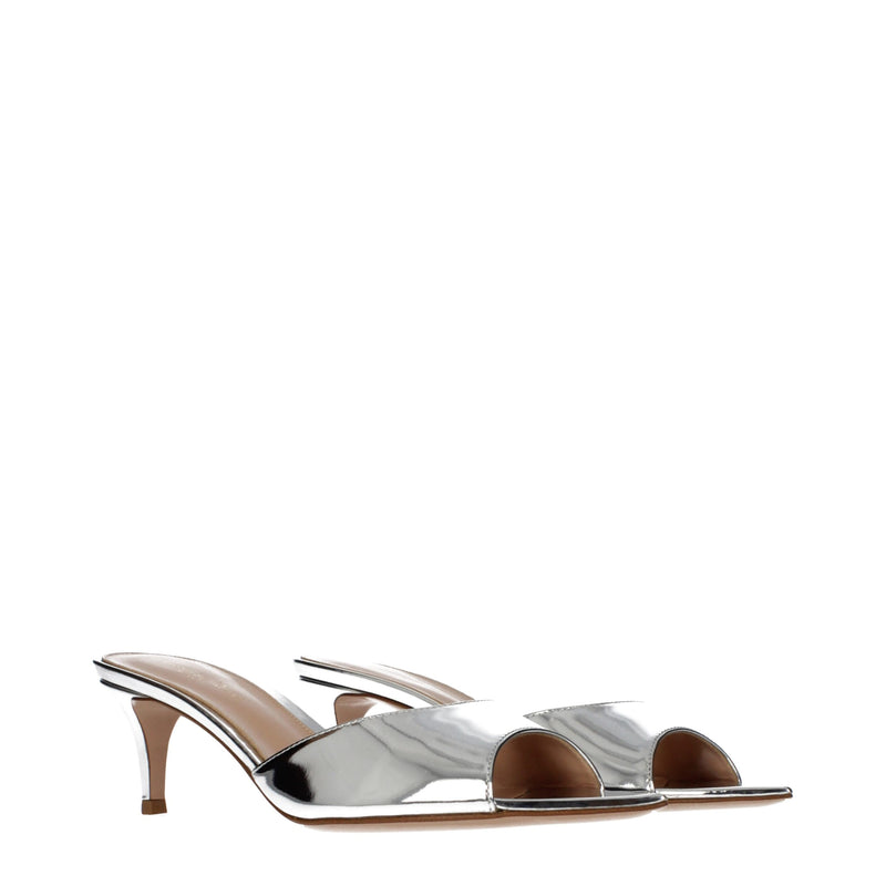 Gianvito Rossi Gray Platform Sandals