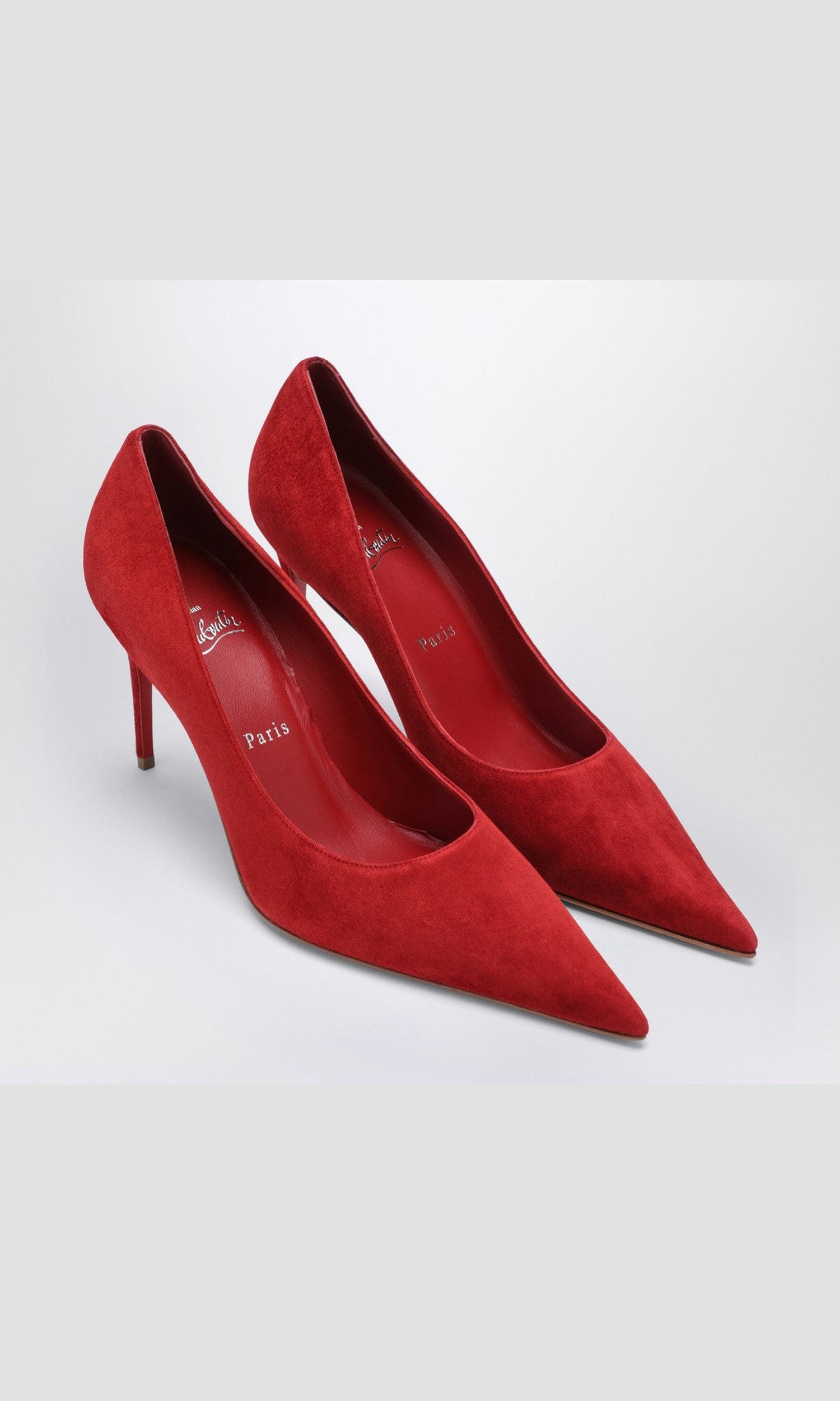 Christian Louboutin Fever red veau velours Miss Z Pumps Glam Steals