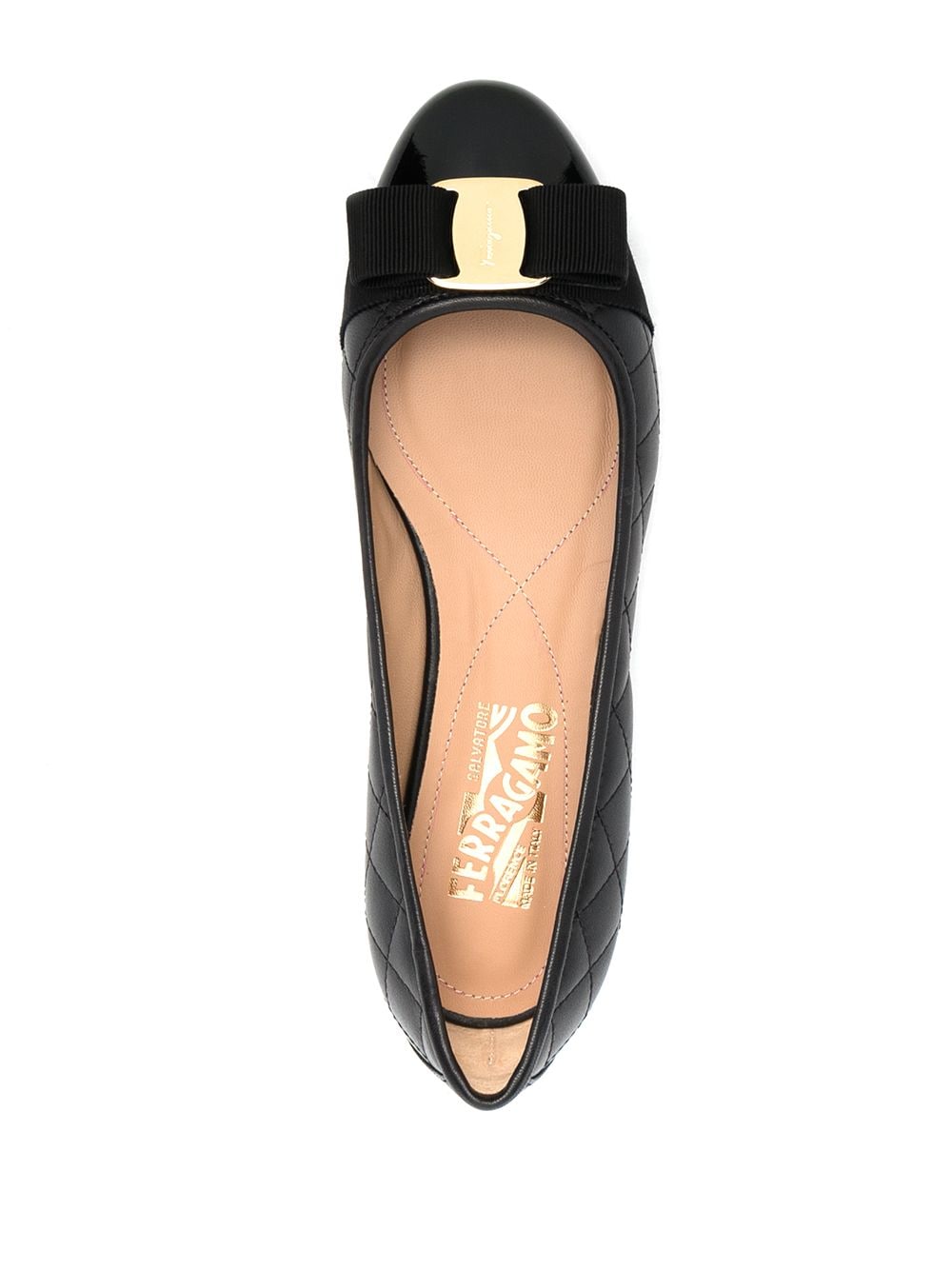 Ferragamo Flat Black Shoes
