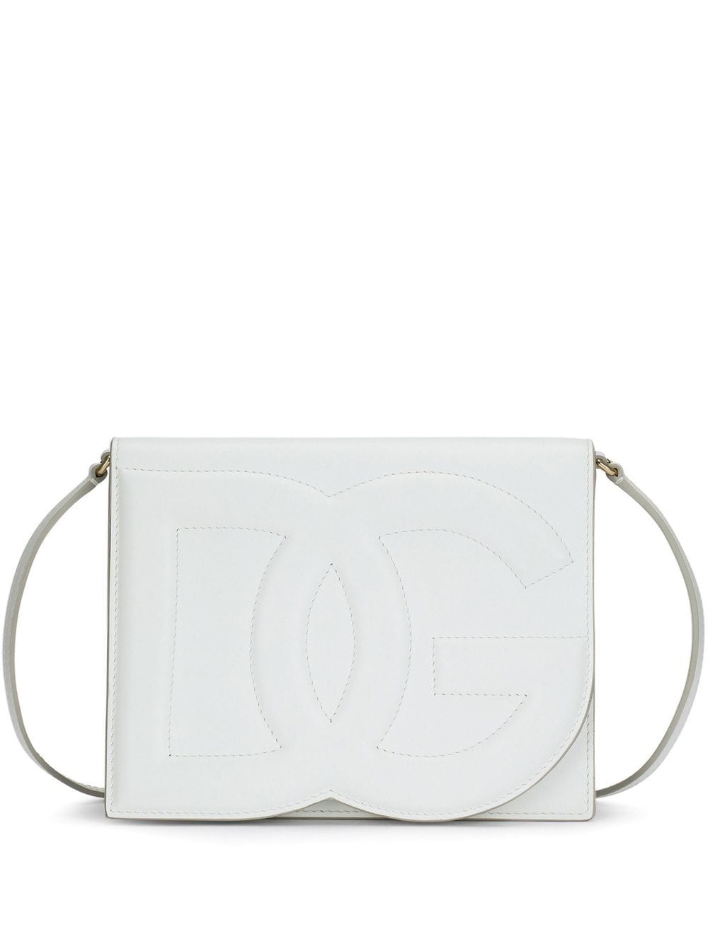 Dolce & Gabbana Calfskin Dg Logo Crossbody Bag