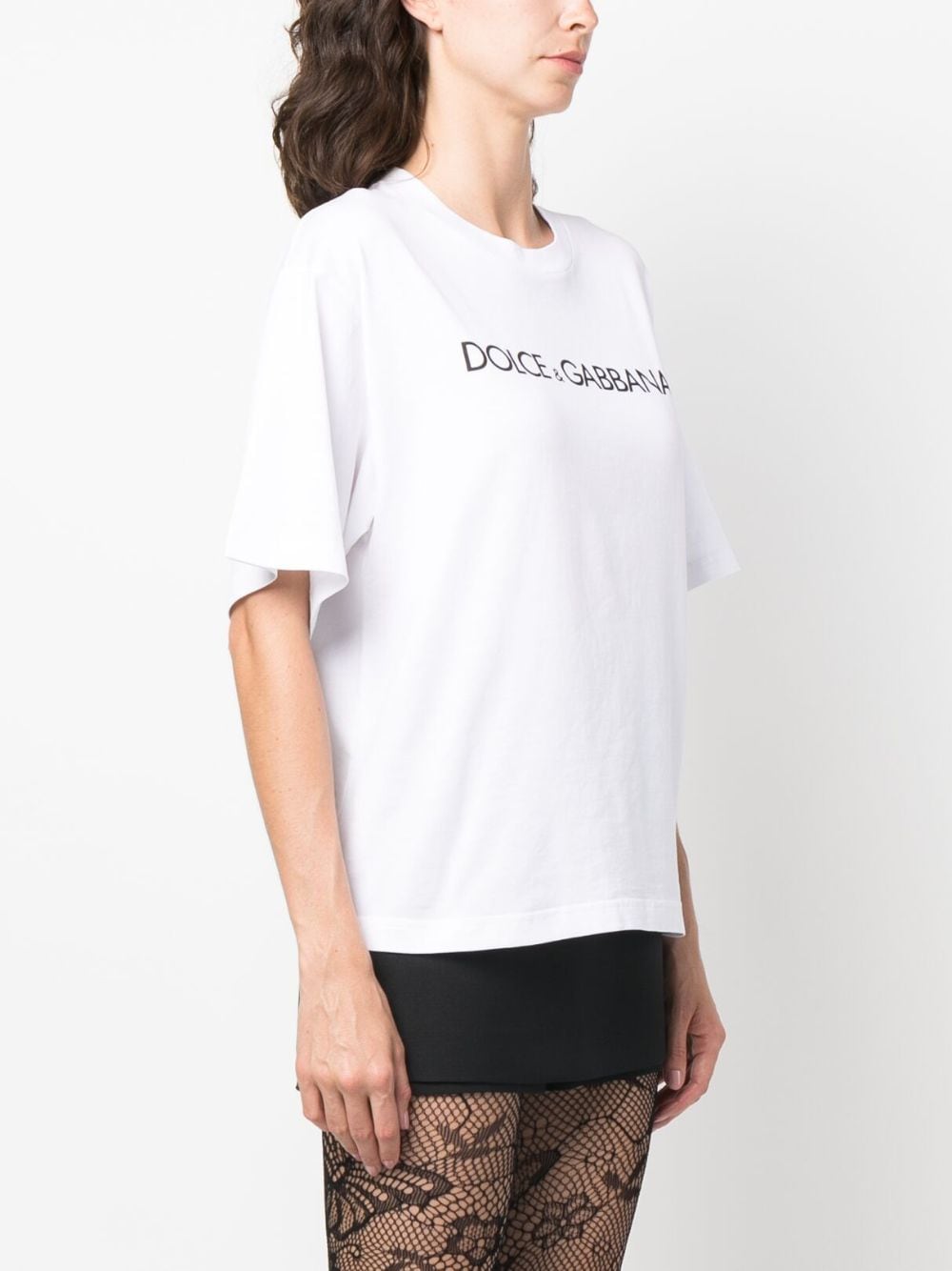 Dolce & Gabbana Logo Print Cotton T-Shirt