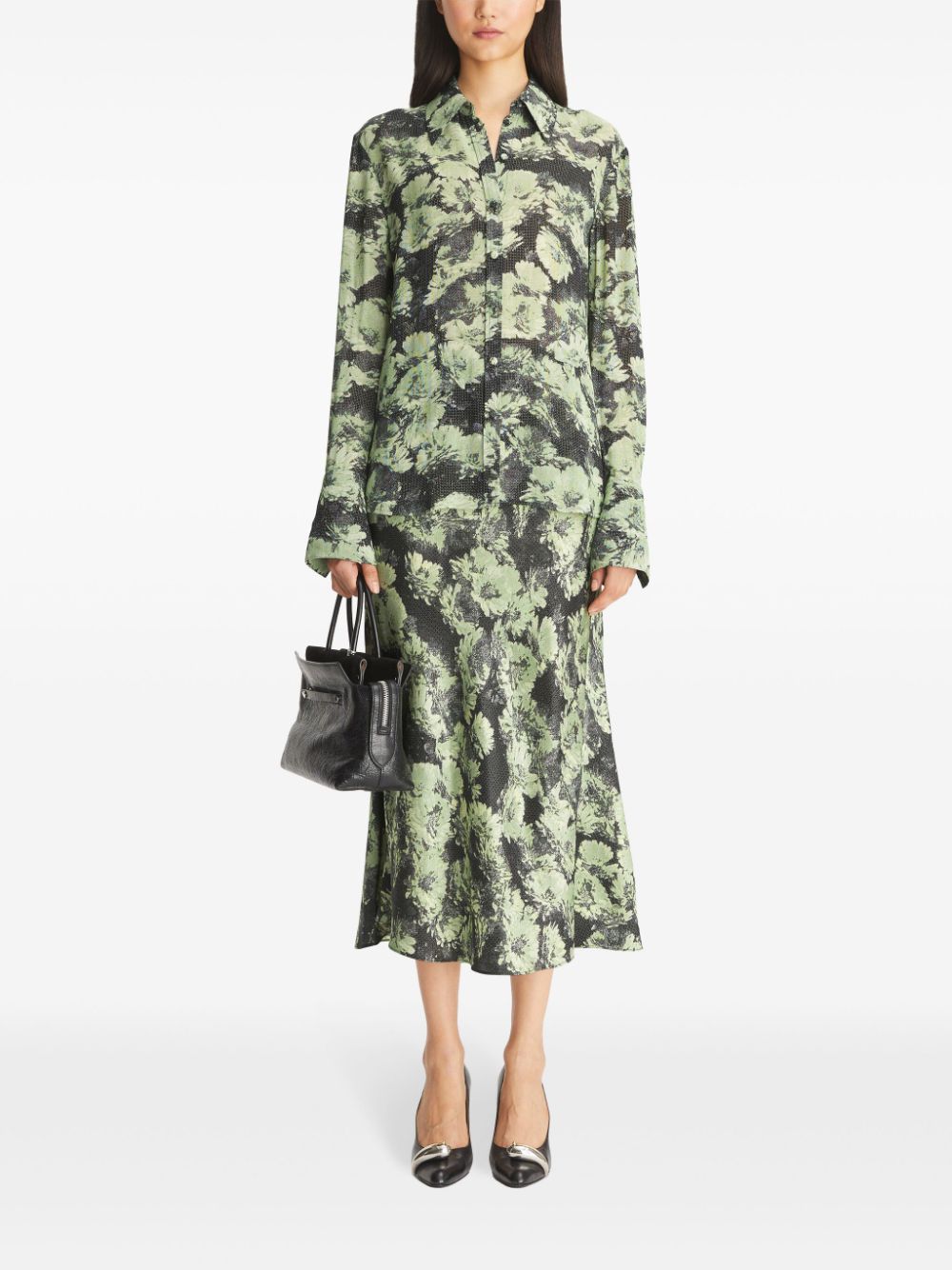 Tory Burch Green Shirt