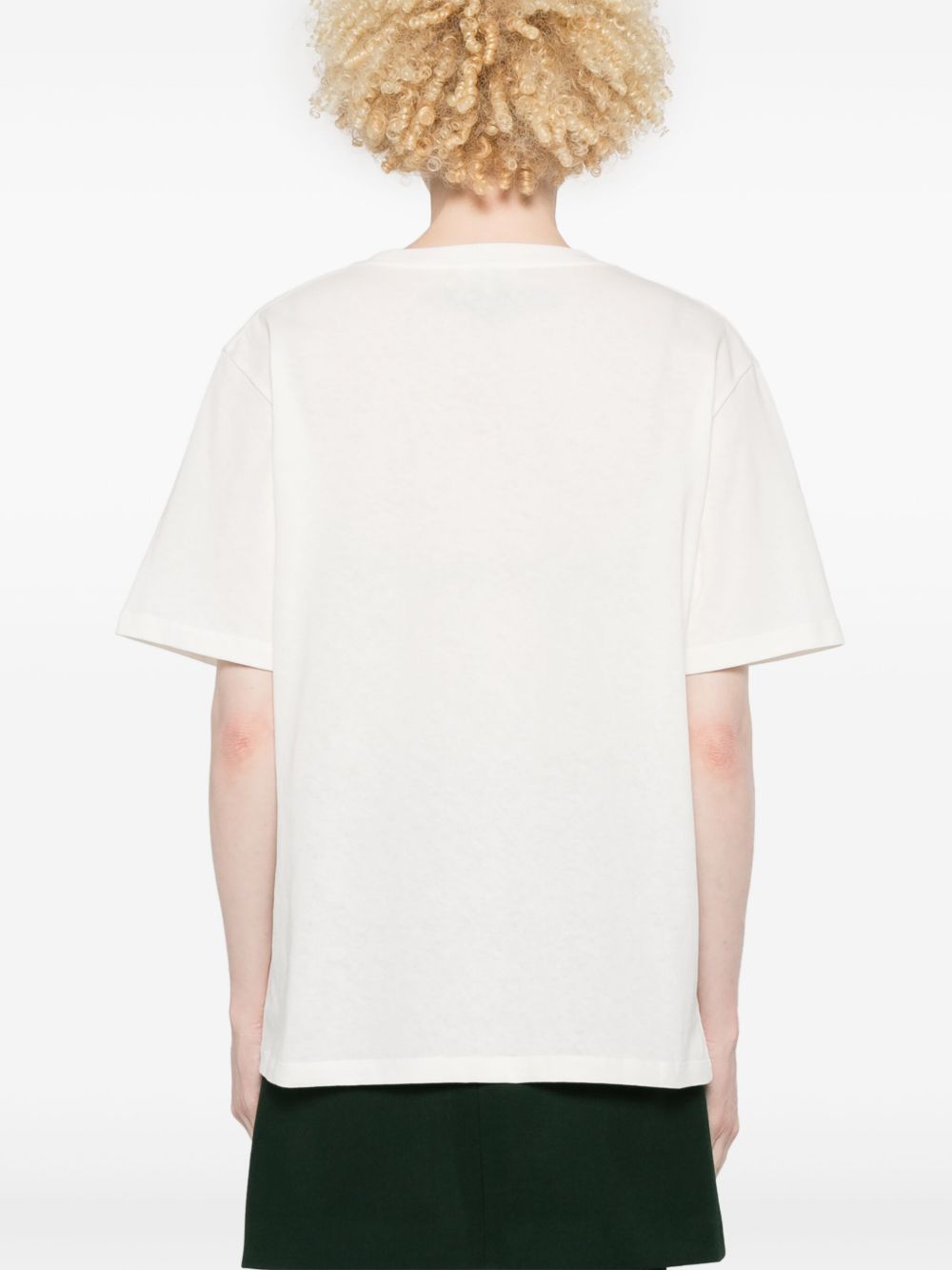 Chloè Oversized Cotton Jersey Logo T-Shirt