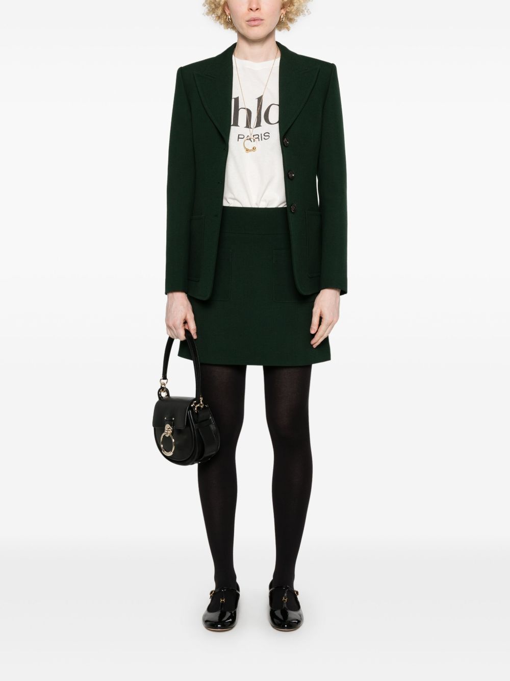 Chloè Oversized Cotton Jersey Logo T-Shirt