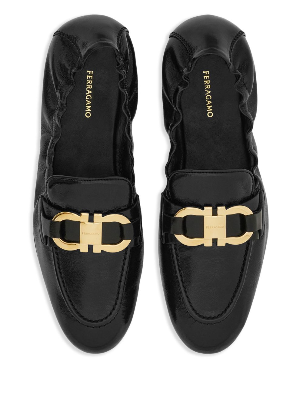 Ferragamo Flat Shoes Black