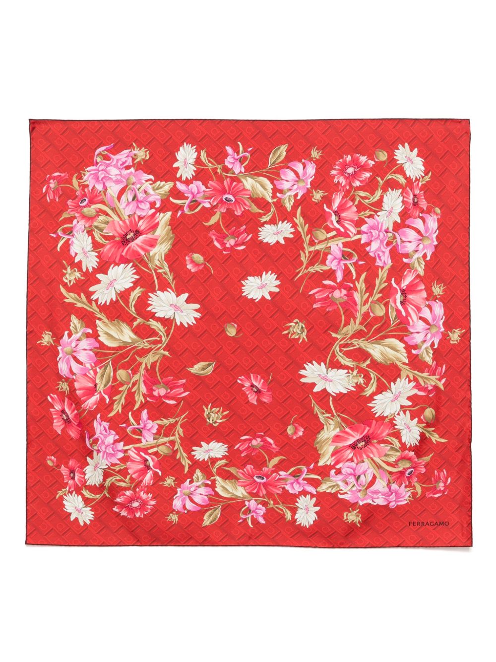 Ferragamo Red Scarfs