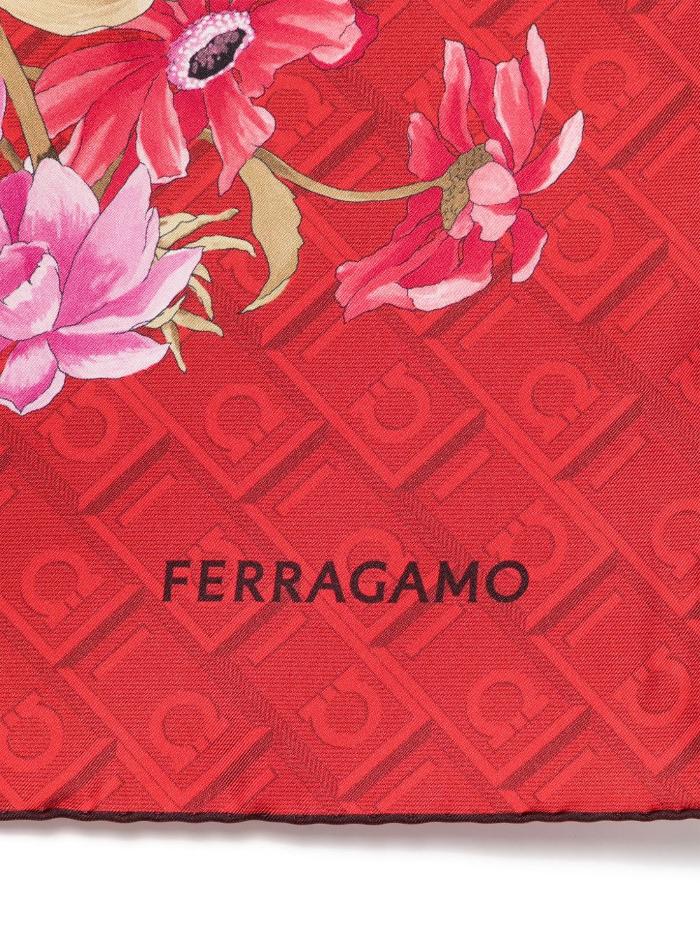 Ferragamo Red Scarfs