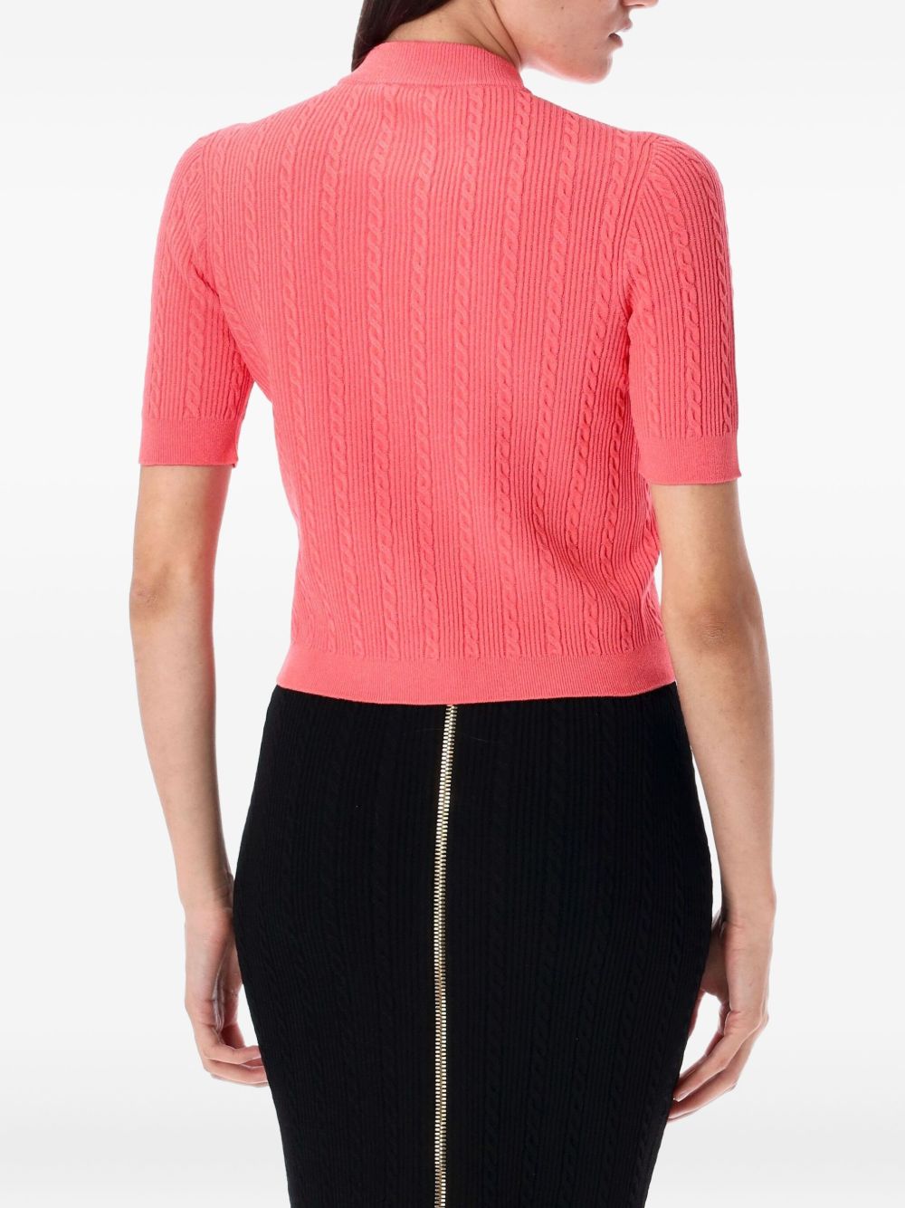 Balmain Cable Knit Buttoned Cardigan Glam Steals