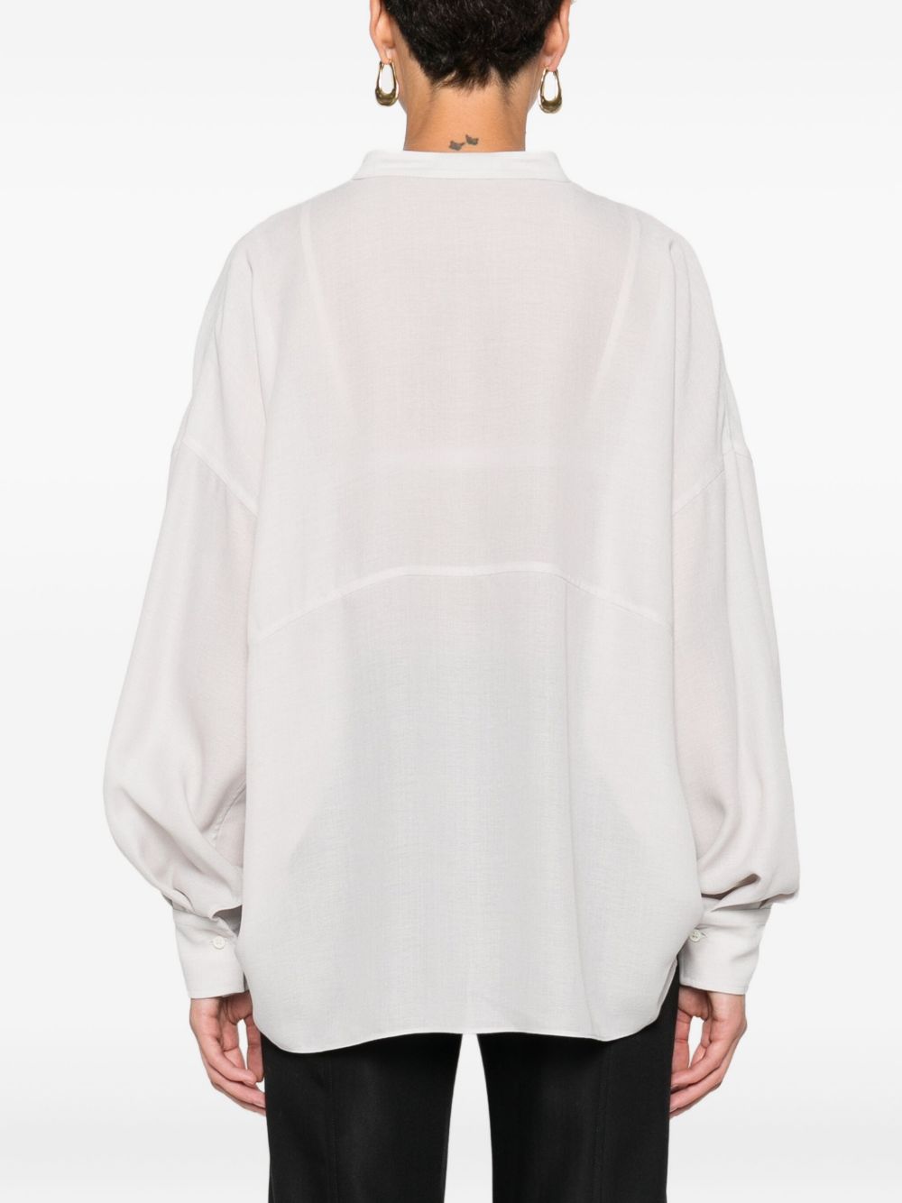 Brunello Cucinelli Light Grey Shirt Glam Steals