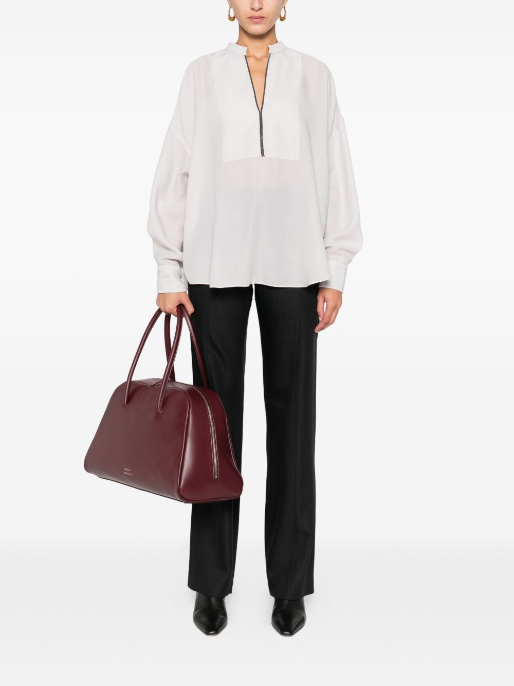 Brunello Cucinelli Light Grey Shirt Glam Steals